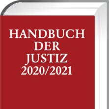 Cover des Handbuches der Justiz 2020/2021
